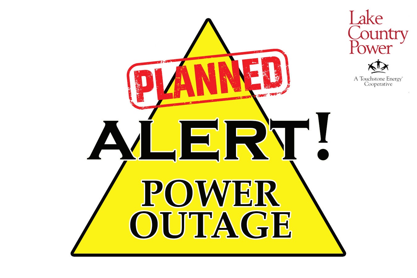Power outage planned for 540 Lake Country Power members Lake Country